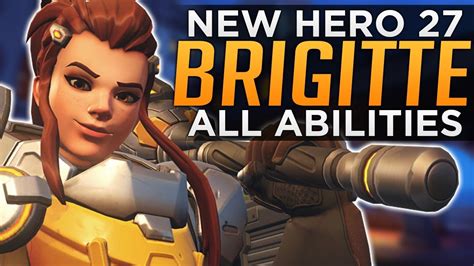 Overwatch New Hero Brigitte Gameplay All Abilities Breakdown Youtube