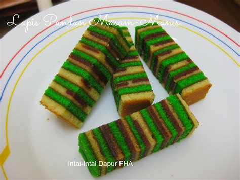 Kek sarang semut kukus sukatan cawan | cara mudah confirm menjadi. Intai-Intai Dapur FHA: KEK LAPIS PANDAN MASAM MANIS