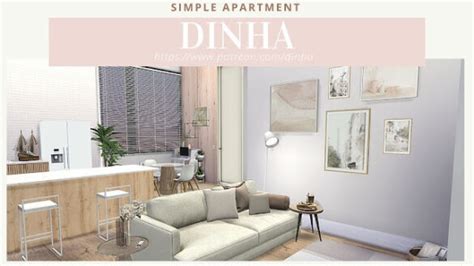 The Sims 4 Simple Apartment At Dinha Gamer The Sims Game