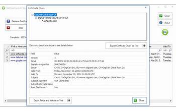 NetScanTools SSL Certificate Scanner screenshot #1