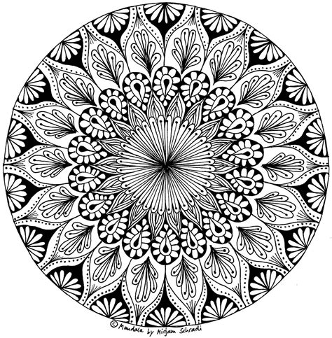 Pin auf Ausmalbilder mandala