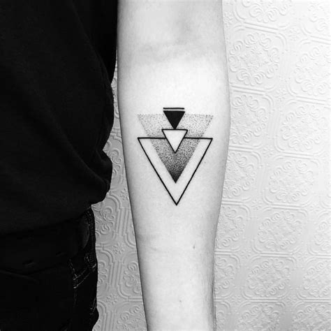 Triangle Geometric Tattoo Images