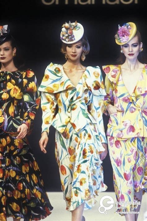 Emanuel Ungaro Spring Summer 1992 Couture Powerful Clothing Ungaro