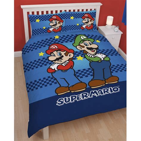 Official Nintendo Super Mario Brothers Bedding Duvet Cover