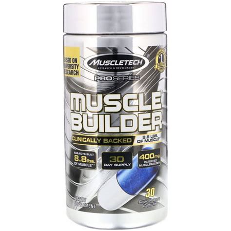 Muscletech Pro Series Muscle Builder 30 Rapid Release Capsules Atp