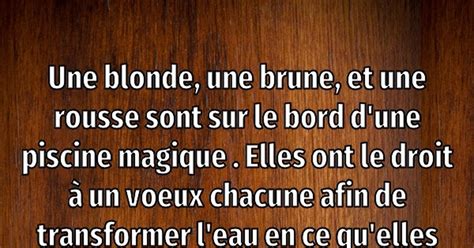 Une Blonde Une Brune Et Une Blagues Et Les Meilleures Images