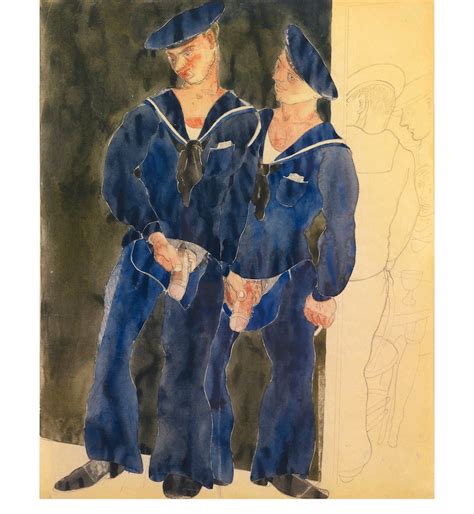 Two Sailors 1930 By Charles Demuth Gay Nude Male Homoerotic Etsy
