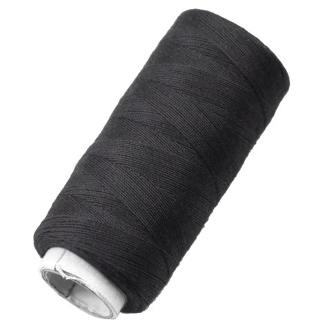 12 Pcs High Tenacity Black 100 Spun Polyester Machine Embroidery