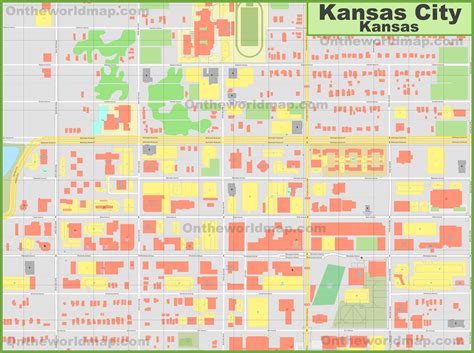 Kansas City Kansas Downtown Map