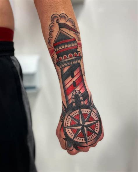 Aggregate 94 About Traditional Compass Hand Tattoo Unmissable In