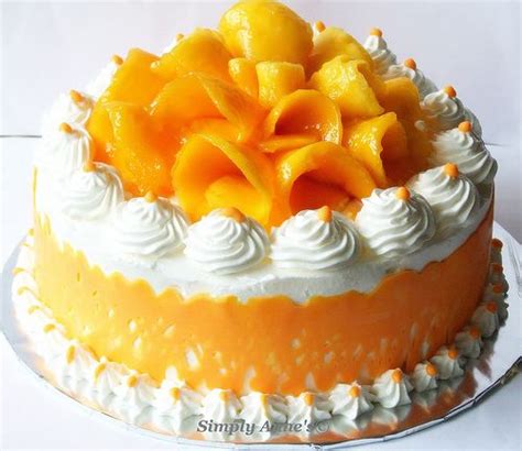 Mango Buttercream Cake Mango Cake Desserts No Bake Cake