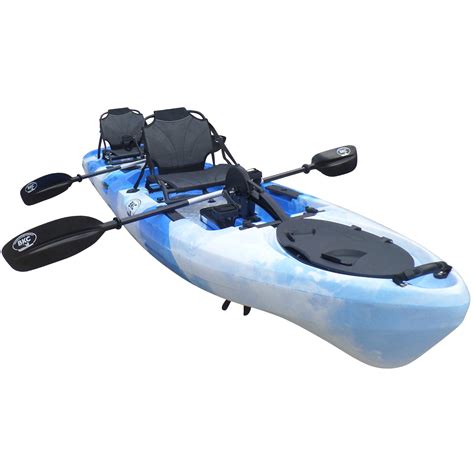 Buy Bkc Pk14 14 Tandem Sit On Top Pedal Drive Kayak Wrudder System