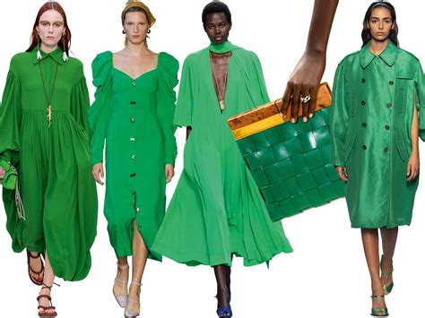 The Best Green Fashion For Spring How To Spend It