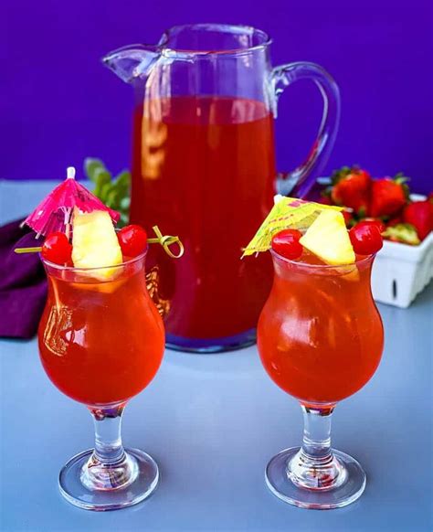 Easy Rum Punch Recipe Is The Best Quick Jamaican Caribbean Cocktail To Whip Up For A Party This
