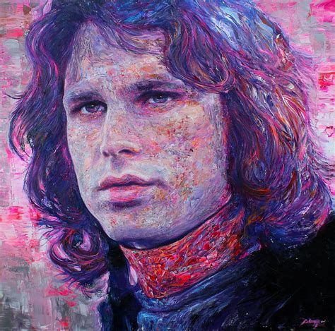 Music Painting Jim Morrison Celebrity The Doors Musician Men Hd