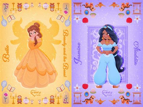 I Draw Sometimes 3 — Belle🥀🐴 📚🕯 515 Sailor Princess Disney Princess