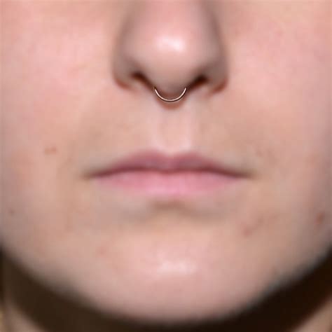 Small Septum Ring Pink Gold Septum Jewelry Nose Piercing Etsy