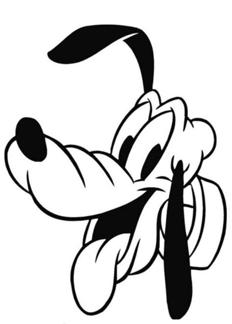 600x840 disney dog pluto coloring page color luna 1595x1778 pluto coloring pages with terrific pluto cartoon disney coloring Selfie Pluto Coloring Page : Color Luna