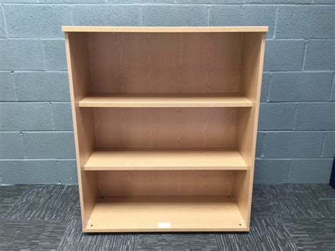 Oak Wooden Bookcase Recycled Office Solutions Recycled Office