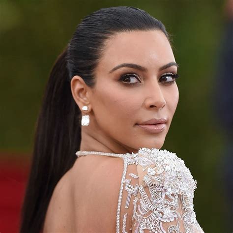 Kim Kardashians Trick To Taming The Top Of Your Ponytail