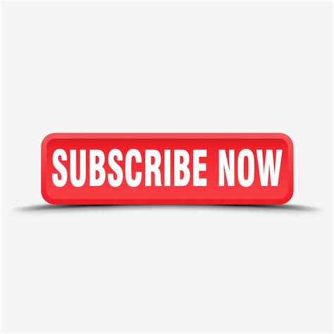 Subscribe Button 3d Vector Subscribe Now Button 3d With Shadow