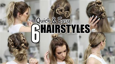6 Quick And Easy Heatless Hairstyles You Need To Know This Summer Youtube