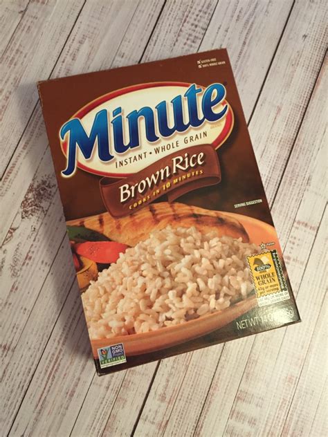 Make Meal Time Quick And Tasty With Minute Rice The Healthy Voyager