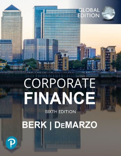 Corporate Finance Pearson Elibrary