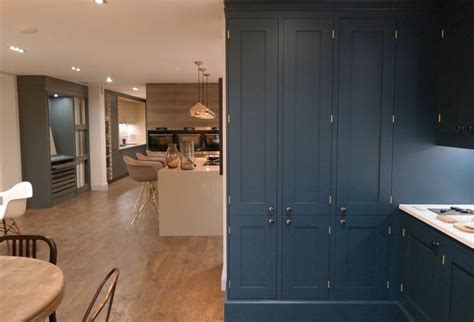 I'm working with a local client on a kitchen renovation as a design consultant, together we've come up with a plan to renovate her space. Blue kitchen | Blue kitchens, Kitchen, Tall cabinet storage