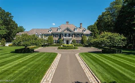 135 Million Georgian Colonial Style Mansion In Greenwich Connecticut