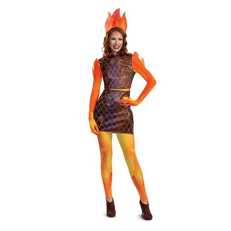 Ember Deluxe Costume For Adults By Disguise Elemental Disney Store