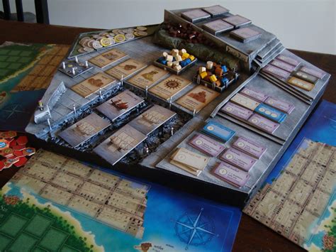 3d Puerto Rico Board Game Seaport — Board Games Enhanced