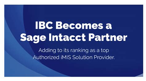 Intuitive Business Concepts Becomes A Sage Intacct Partner