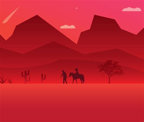 Red Dead Redemption 2 Minimal Game 19 Wallpaper Hd Games 4k Wallpapers
