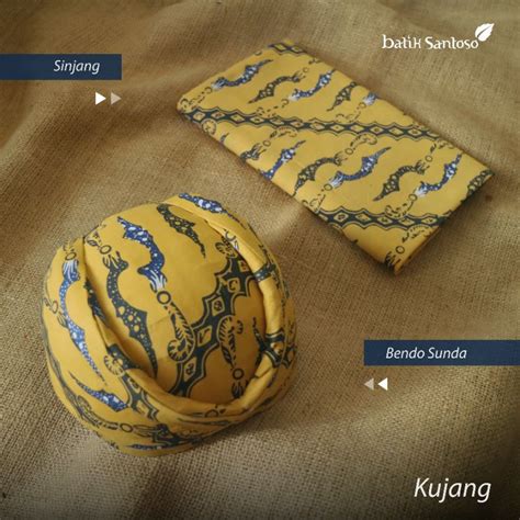 Jual Batik Santoso Kujang Bendo Sunda Dan Sinjang Shopee Indonesia