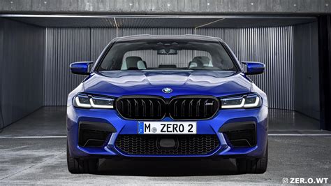2021 Bmw M5 Facelift Renders Show The Front And Rear Of The F90 Lci