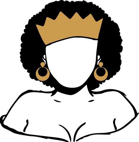 Black Queen Svg Crown Afro Queen Black Power Black Woman Etsy