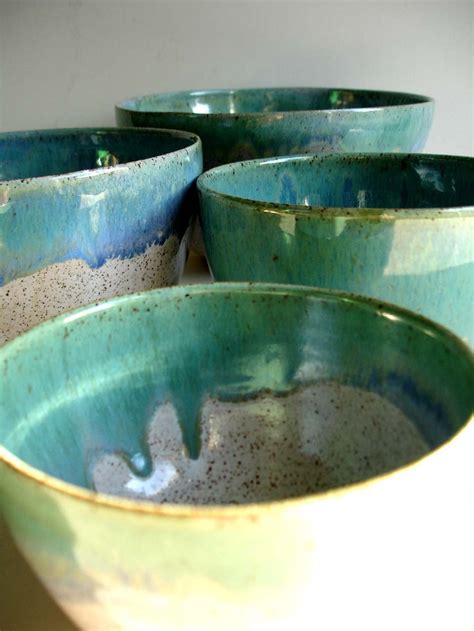 Handmade Wheel Thrown Stoneware Nested Bowls Set Made To Etsy