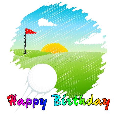 Golf Birthday Stock Illustrations 323 Golf Birthday Stock