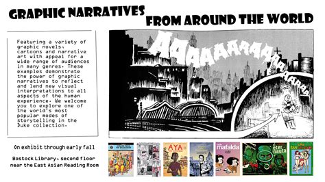 New Exhibit Graphic Narratives From Around The World Duke University