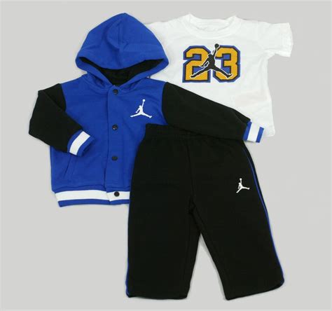 Baby And Toddler Boys Nike Air Jordan 23 Varsity Hoodie T Shirt Pants