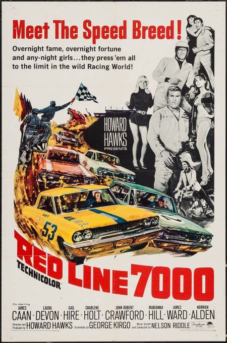 Red Line 7000 Paramount 1965 One Sheet 27 Movie Posters Movie