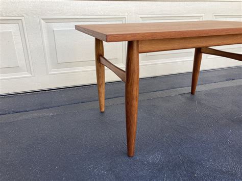Parker Coffee Table Teak Mcm 1960s Restored Mid Century Vintage Luxury