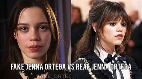 Fake Jenna Ortega Vs Real Jenna Ortega Youtube