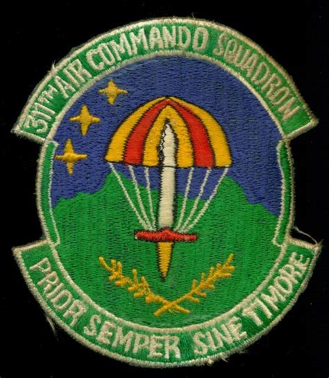 Usaf 311th Air Commando Squadron Vietnam Patch S 19 Ebay