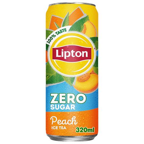 Lipton Zero Sugar Peach Ice Tea Pack Of 6 320ml6