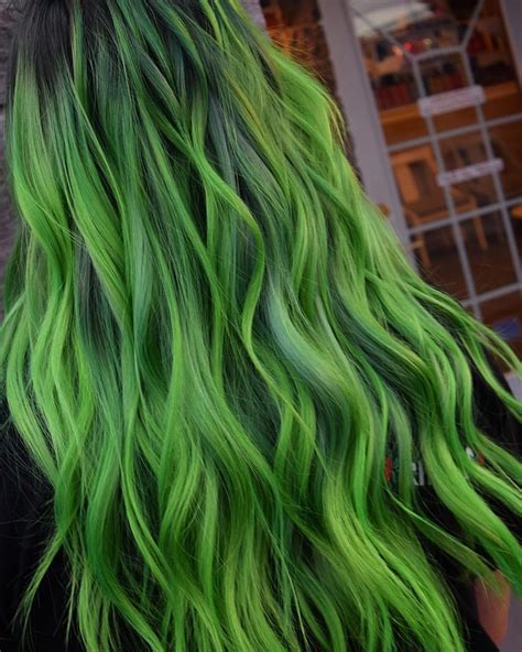 Lime Green Hair Color Jayna Troutman