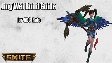 This is a god guide to jing wei from smite. SMITE: Jing Wei Build Guide for ADC - YouTube