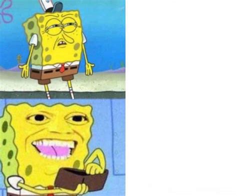 Spongebob Wallet Meme Face Inkinspot