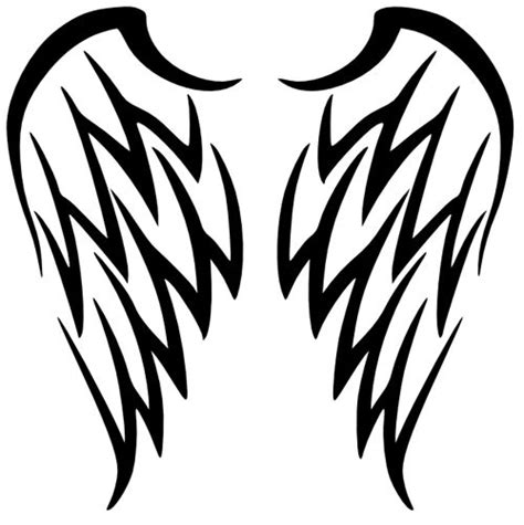 Tattoo pictures tribal tattoo designs tats in the news cherry blossom tatttoo designs koi tattoo designs angel tattoo designs buttlerfly tattoo designs cross tattoo designs tribal tattoo pictures. Watercolor tattoo - Tribal Angel Wings Tattoo Design ...